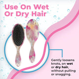 Wetbrush Colour Wash Detangler Hair Brush, Splatter