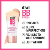 Maybelline New York Dream Fresh BB Cream, Light/Medium, 1 Fluid Ounce (Packaging May Vary)