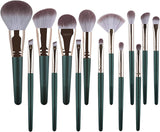 Makeup Brushes, 14Pcs Premium Synthetic Makeup Brush Set, Professional Foundation Brushes Powder Concealers Eye Shadows Brush Makeup Brush Set