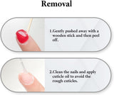 Senvenski Peel off Gel Base Coat for Gel Nail Polish, Peelable Removal Peely Clear Foundation for Use with UV LED Nail Lamp (TB004)