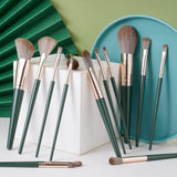 Makeup Brushes, 14Pcs Premium Synthetic Makeup Brush Set, Professional Foundation Brushes Powder Concealers Eye Shadows Brush Makeup Brush Set