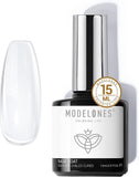 Modelones Gel Base Coat 15Ml for Gel Nail Polish Soak off Upgraded Formula Long-Lasting DIY Home and Nail Salon