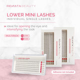 Renata Beauty 10D NATURAL Look [D Curl] Individual False Lashes – Multipack 80Pcs Lash Clusters 10-13Mm – DIY Faux Lash Extension Kit for Professional and Home Application – Superb Natural Style