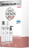 NIOXIN System 3 Trio Pack, Cleanser Shampoo + Scalp Therapy Revitalising Conditioner + Scalp & Hair Treatment (300Ml + 300Ml + 100Ml), for Coloured Hair with Progressed Thinning