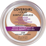 Covergirl Simply Ageless Instant Wrinkle Defying Foundation #220 Creamy Natural 12G