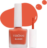 VERONNI Fruit Juice Liquid Blusher for Cheeks,Vegan Face Cream Blush Glow Makeup,Waterproof Long Lasting Blushes,Cruelty-Free for a Shimmery Finish (402)