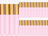 30Pieces Lash Shampoo Brushes,Eyelash Extension Cleanser Brush, Nose Pore Deep Cleaning Blackhead Peel off Remover Brush Tool Soft and Comfortable Facial Makeup Remover Cleansing Brushes Tools(Pink)