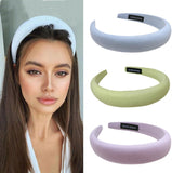 3PCS Fabric Padded Hairbands Fabric Headbands Hairhoops Folding Hair Band Set Hair Barrettes Head-Wear Hair Accessories for Women and Girls (Multicolor2)