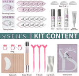 Ysen'S Lash Lift Kit 10 Times - Full Set of Professional Tools, Pure Plant-Derived Olive Oil Extracts, Fragrance Oversized Gift Box Designed for Professional Estheticians and Salon Showcase Sales