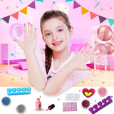 Nail Art Studio Set for Girls Kids Nail Polish Kit Girls Nail Salon Games - Girls Birthday Presents