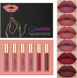 Gloristic | Waterproof | 6Pcs Liquid Matte Lipstick Set | Transfer-Proof | Kiss-Proof |Halal | Vegan | Non-Stick | Cruelty Free (Set 3)