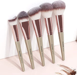 Makeup Brushes MAANGE 15 Pcs Makeup Brush Set with Makeup Sponge and Brush Cleaner Premium Synthetic Make up Brushes for Powder Foundation Blush Eyeshadow Concealers Professional Kabuki Brushes