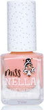 MISS NELLA PARTY COLLECTION 3-3 Peel Off, Odour Free, Water Base Glitter Nail Polishes Pack- Blue the Candles (Blue), Confetti Clouds (Clear) & Marshmallow Overloud (Coral)