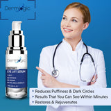 Dermlogic under Eye Puffiness & Dark Circles Rapid Treatment- Instantly Reduces Appearance of Puffy Eye Bags, Crow’S Feet, & Sagging Skin. Long Lasting Tightening & Firming Effect Both Men & Women.