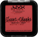 NYX Professional Makeup Sweet Cheeks Creamy Powder Blush Matte - Citrine Rose