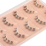 Manga Lashes False Eyelashes Look like Individual Clusters Fluffy Faux Mink Lashes Natural Look 5 Pairs False Lashes (ATM28)