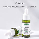 Deleventh Korean Brand Vitamin B5 Face Serum 30Ml / Anti-Aging Face Repair, Reduces Fine Lines, Moisturizes & Tightens Skin Layer by Layer, Shrinks Pores & Promotes Tender Skin