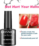 KRISNICE Gel Nail Polish Remover, Professional Remove Gel Nail Polish, Gel Polish Remover for Nails, No Need for Foil, Quick & Easy Polish Remover in 2-3 Minutes, No Need Soaking or Wrapping (KXJ2-001)