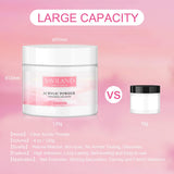 Saviland Clear Acrylic Powder 4.23Oz - Professional Crystal Polymer Clear Nail Powder Acrylic Nail System for Acrylic Nails Extension Large Capacity No Need Nail Lamp