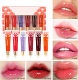 Balee 6PCS Plumping Lip Oil,Hydrating Lip Gloss,Tinted Lip Balm Transparent Lip Care Oil,Long Lasting Nourishing Shine Lip Tint,Moisturizing,Lighten Lip Lines