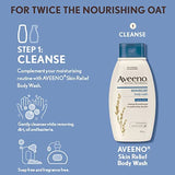 Aveeno Skin Relief Moisturising Non-Greasy Body Lotion 24-Hour Cool & Soothe Extra Dry Itchy Sensitive Skin 225Ml