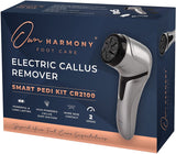 Own Harmony Refill Rollers: Best Fit for Electric Callus Remover Model CR2100 Pedicure Tools - Professional Foot Care for Smooth Feet - Refills 4 Pack Replacement Heads (2 Regular and 2 Extra Coarse)