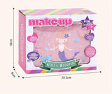 My First Jimmgor 24 PCS Mermaid Makeup Toys Kit, Princess Makeup Kit, 3 Years Old+, Girls Birthday Gifts, Fostering Girls Interest in Make-Up and Enhancing the Pursuit of Beauty.