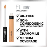 Maybelline New York Fit Me Natural Coverage Concealer, Fair, 6.8Ml