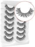 Onlyall Lashes Natural Look False Eyelashes Volume Lashes Mink Soft Eye Lashes Fluffy False Lashes 13MM A12