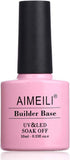 AIMEILI 5 in 1 Builder Base Gel Quick Extension Nail Enhancement Reinforce Lacquer Soak off UV LED Gel Nail Polish