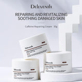 Deleventh Korean Brand Caffeine Vitamin E Repair Face Cream 30G / Anti-Oxidation, Improve Dryness and Dullness, Brighten Skin, Easily Absorbed, Reveal Radiant and Nourished Skin