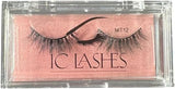 Premium Faux Mink Eyelashes by IC Lashes Lightweight and Soft Luxury Volume Fake Lashes Natural Look Wispy Short Fluffy Cat Eye False Lashes Perfect for Dating, Night Outs, Wedding and Party.