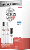 NIOXIN System 4 Trio Pack, Cleanser Shampoo + Scalp Therapy Revitalising Conditioner + Scalp and Hair Treatment (300Ml + 300Ml + 100Ml), for Coloured Hair with Progressed Thinning