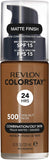 Revlon Colorstay Makeup Combination/Oily Skin Foundation, 500 Walnut, 30 Ml