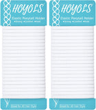 Hoyols Flat Hair Elastics, No Metal Hair Ties Hair Bands for Thick Heavy and Curly Hair Ponytail Holders Headband 5Mm Wide 40 Count (White) …