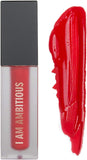 Realher I Am Ambitious Matte Liquid Lipstick - Bright Red, 3.5G