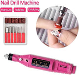 EZONEDEAL Electric Nail Drill Portable Grinder Tools for Acrylic Nail Art Pen Shape Finger Toe Nail Care Electric Nail Polishing Machine