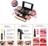 Roseflower Professional Makeup Palette, Eye Shadow Palette, Multifunctional Cosmetic Gift Set Exquisite Makeup Kit for Face, Eyes and Lips - Include Eyeshadow Palette, Lipstick, Blush, Concealer Etc#2