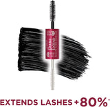 L'Oréal Paris Double Extend Beauty Tubes Lengthening Mascara, Black, 0.33 Fl. Oz.