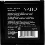 Natio Blush and Bronze Palette, Sunkissed, 12G